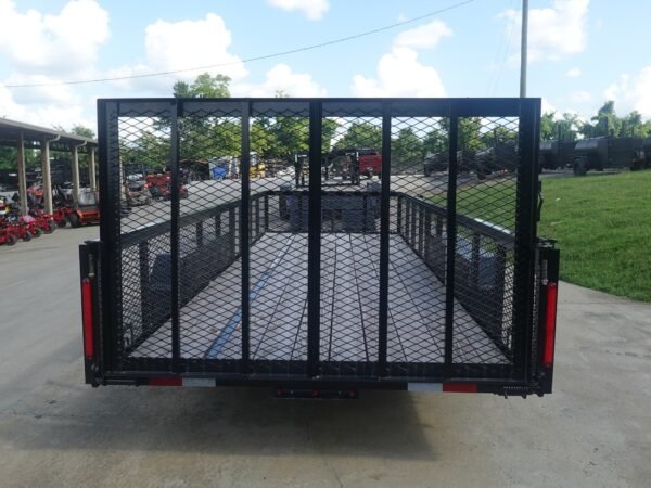 6.4x18 Utility Trailer with 2FT Mesh Sides & Gate (2) 3,500LB Axles GVWR 7K - Image 6
