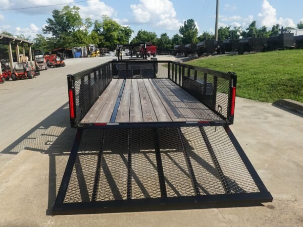 6.4x18 Utility Trailer with 2FT Mesh Sides & Gate (2) 3,500LB Axles GVWR 7K - Image 10