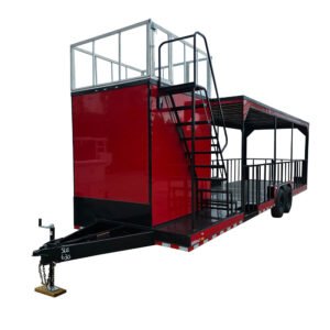 8.5' X 30' Red Drone and Equipment Trailer