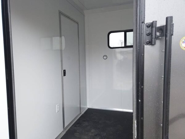 8.5' x 20' Charcoal Gray Custom Office Enclosed Trailer - Image 17