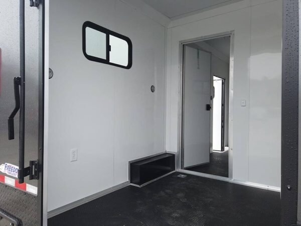 8.5' x 20' Charcoal Gray Custom Office Enclosed Trailer - Image 12
