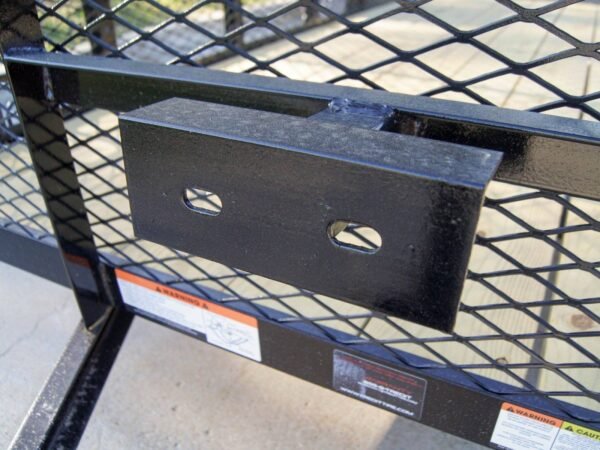 6.4x14 Dovetail Utility Trailer with 2ft Mesh Sides 3,500lb Axle - Image 9