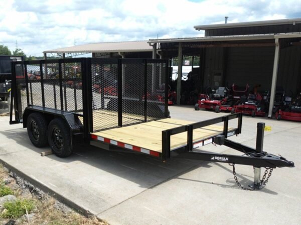 6.4x14 Dovetail Utility Open Deck Trailer (2) 3500 Axles Porta Potty and Portable Restroom - Image 8
