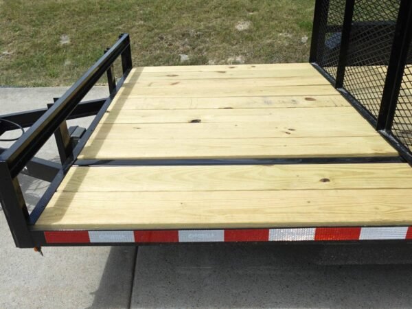 6.4x14 Dovetail Utility Open Deck Trailer (2) 3500 Axles Porta Potty and Portable Restroom - Image 10