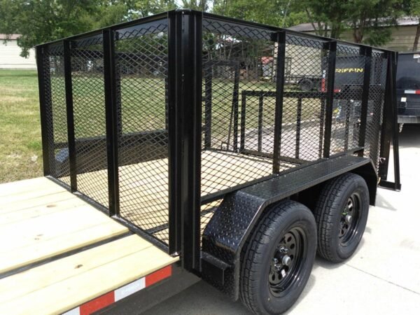 6.4x14 Dovetail Utility Open Deck Trailer (2) 3500 Axles Porta Potty and Portable Restroom - Image 11