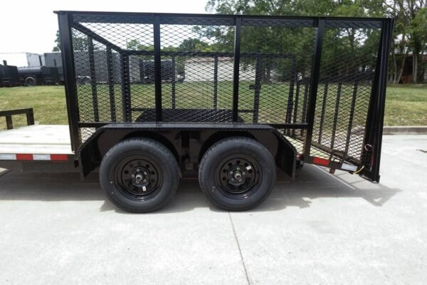 6.4x14 Dovetail Utility Open Deck Trailer (2) 3500 Axles Porta Potty and Portable Restroom - Image 13