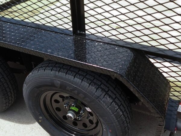 6.4x14 Dovetail Utility Open Deck Trailer (2) 3500 Axles Porta Potty and Portable Restroom - Image 14