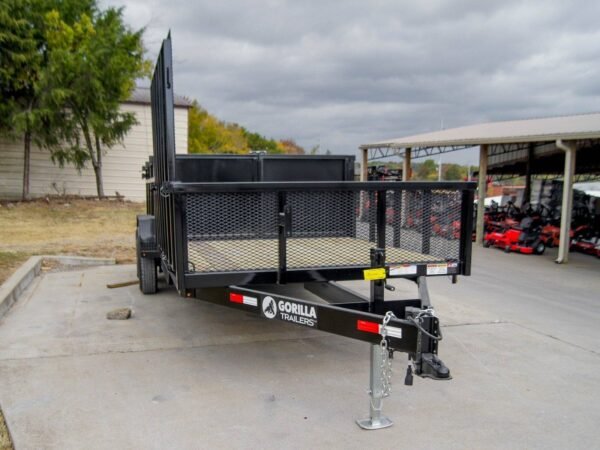 7x20 Hybrid Dump Utility Trailer with 3ft Sides Equipment (2) 7K Axles - Image 4
