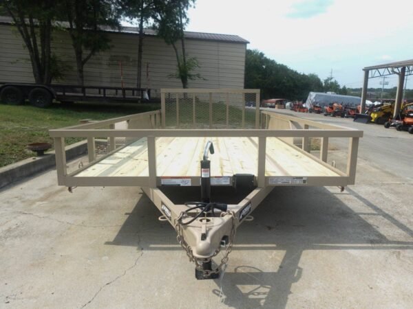 7x14 Straight Deck Tube Top Utility Trailer (2) 3,500lb Axles - Image 2