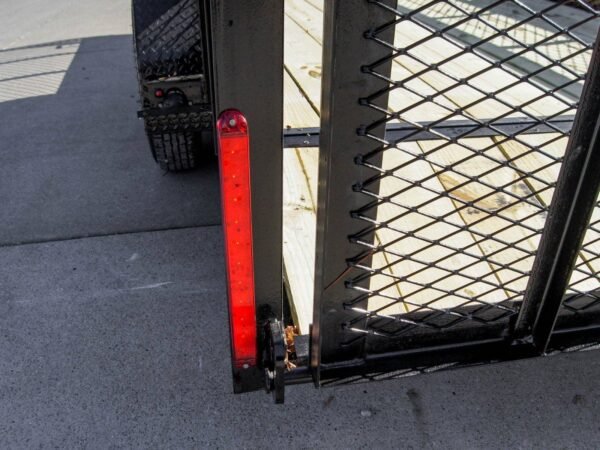 6.4x16 Dovetail Utility Trailer 2ft Mesh (2) 3500lb Axles 7K GVWR - Image 17