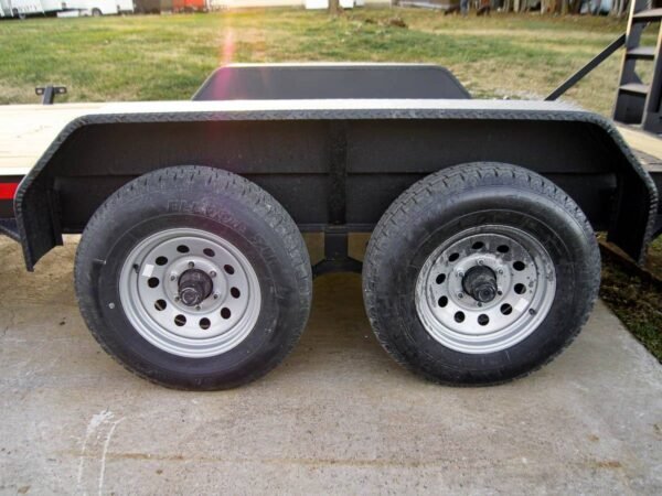 7x14 IBeam Equipment Trailer (2) 5200lb Axles with Stand-Up Ramps 10K GVWR - Image 12