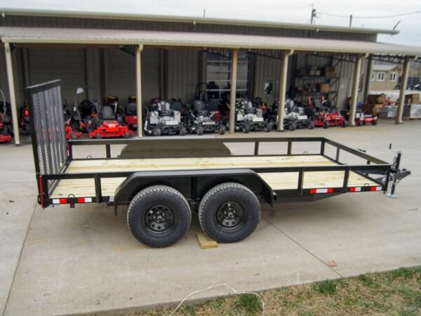 6.4x14 Straight Deck Off Road ATV/UTV Utility Trailer (2) 3,500lb Axles - Image 7