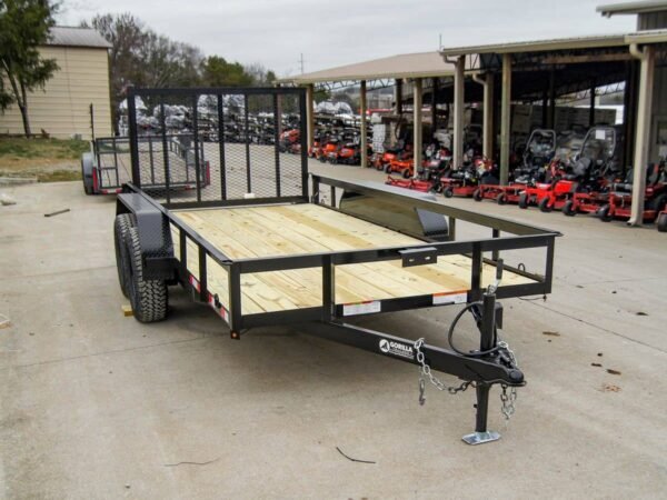 6.4x14 Straight Deck Off Road ATV/UTV Utility Trailer (2) 3,500lb Axles - Image 9