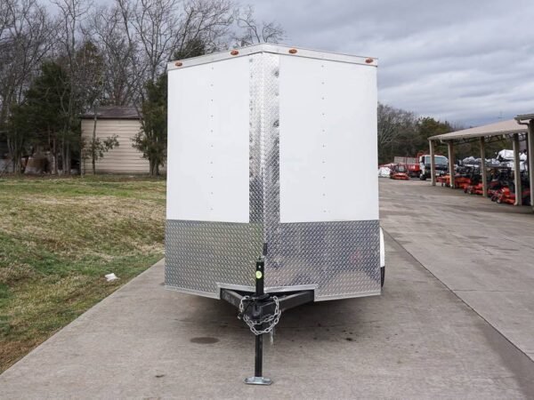 6' X 12' White Enclosed - Image 2