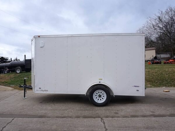 6' X 12' White Enclosed - Image 10