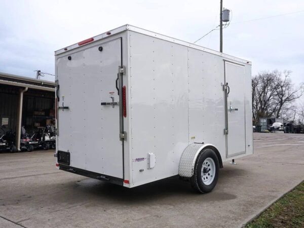 6' X 12' White Enclosed - Image 7