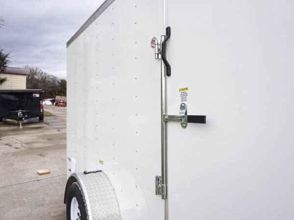 6' X 12' White Enclosed - Image 13