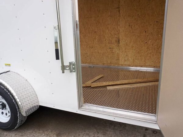 6' X 12' White Enclosed - Image 21