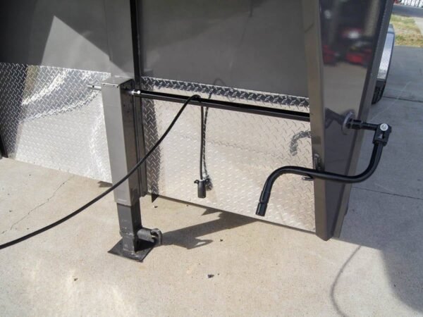 24ft Charcoal Gooseneck Livestock Trailer  (2) 7K Axles - Image 17