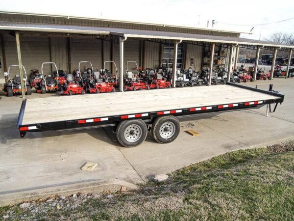 8.5x22 IBeam Deckover Equipment Trailer Straight Deck (2) 5200lb Axles - Image 8