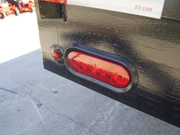 8.5x30 IBeam Gooseneck Straight Deckover Trailer (2) 7K Axles Slide Ramps - Image 8