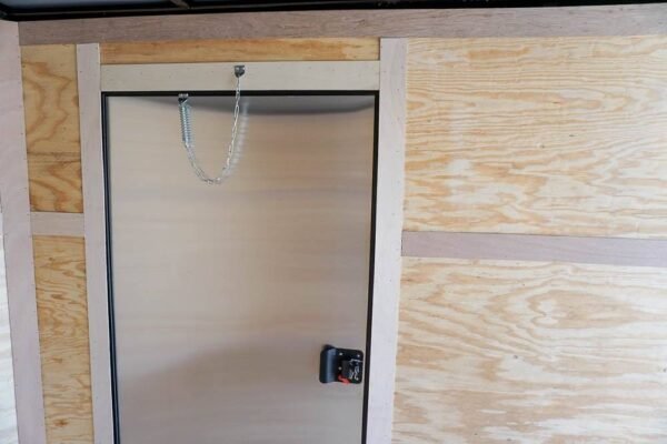 7x14 Enclosed Trailer White V-Nose Blackout Package (2) 3,500lb Axles - Image 17