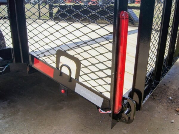 7x14 Powder Coated Dovetail Utility Trailer Stacked Baskets (2) 3,500lb Axles - Image 19