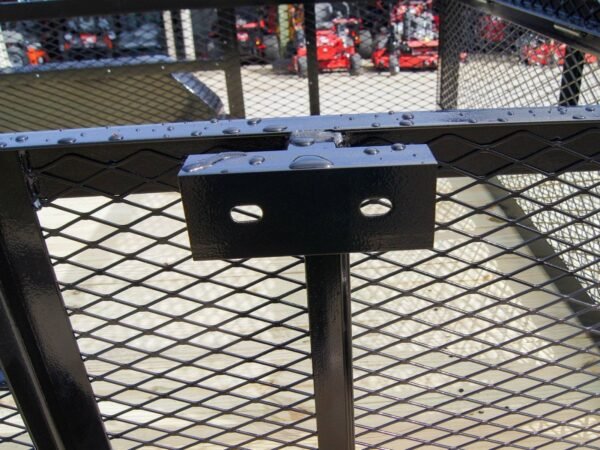 7x14 Powder Coated Dovetail Utility Trailer Stacked Baskets (2) 3,500lb Axles - Image 22