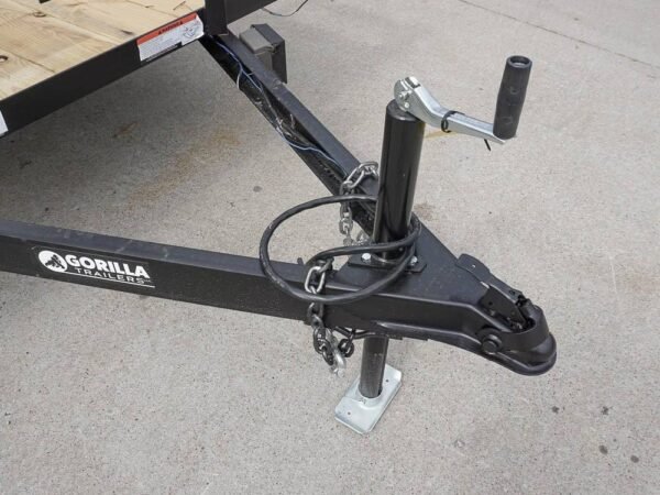 6.4x14 Tandem Dovetail Utility Trailer with Side Gate - Image 8