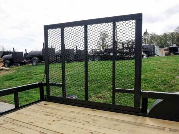 6.4x14 Tandem Dovetail Utility Trailer with Side Gate - Image 12