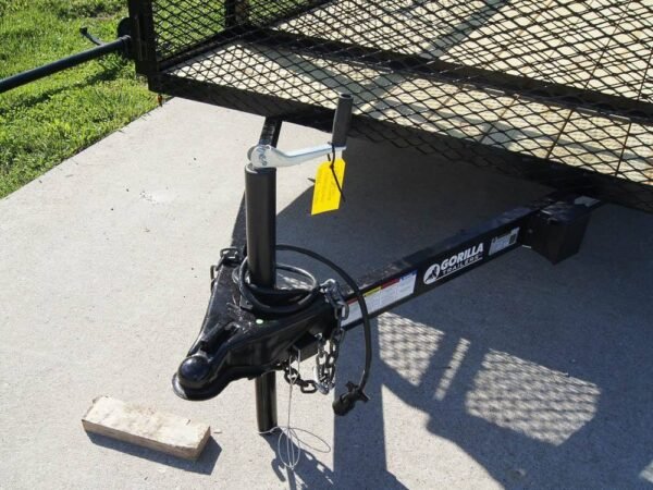 6.4x14 Dovetail Utility Trailer Stacked Baskets (2) 3500lb Axles - Image 7
