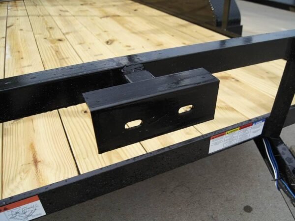 7x12 Straight Deck Utility Trailer (2) 3500lb Axle with 4ft Ladder Racks - Image 9