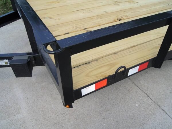 6.4x18 Straight Deck Utility Trailer with Tall Gate (2) 3500lb Axles - Image 10