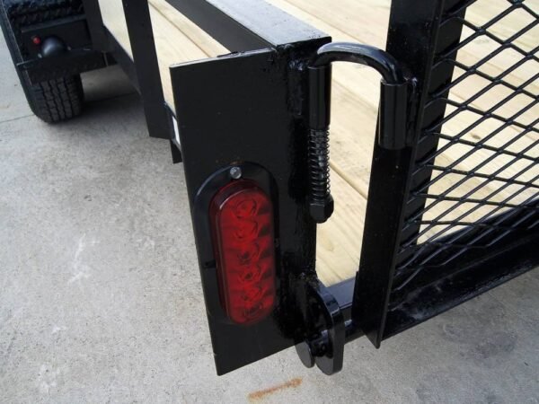 6.4x18 Straight Deck Utility Trailer with Tall Gate (2) 3500lb Axles - Image 15