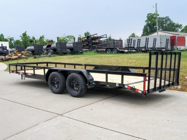 6.4x20 Dovetail Utility Trailer (2) 3500lb Axles - Image 5