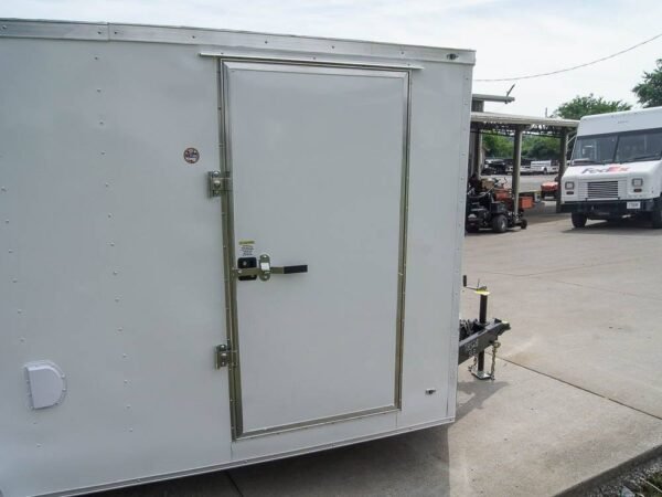 7x18 Hybrid Enclosed Trailer with Side Door (2) 5,200lb Axles Storage - Image 10