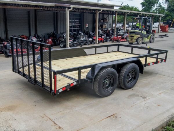 7x14 Dovetail Utility Trailer (2) 3500lb Axles - Image 7