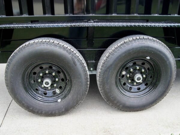 7x12 Gooseneck Hydraulic Dump Trailer with 4ft Side (2) 6K Axles - Image 21