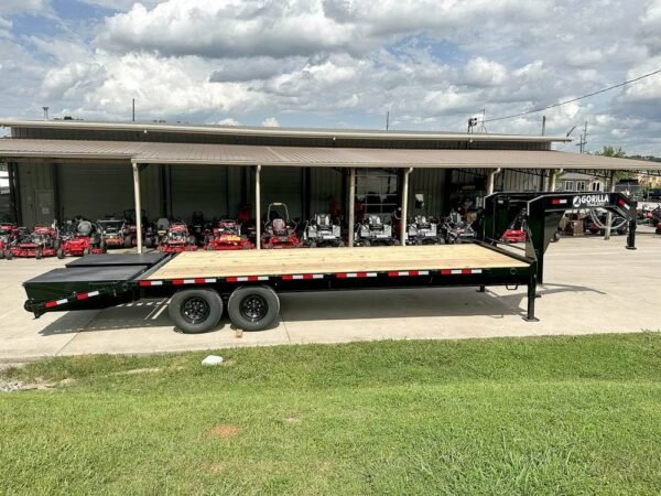 8.5x25 IBeam Gooseneck Deckover Trailer (2) 7K Axles King Kong Ramps 14K GVWR - Image 7
