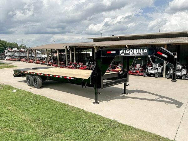 8.5x25 IBeam Gooseneck Deckover Trailer (2) 7K Axles King Kong Ramps 14K GVWR - Image 8