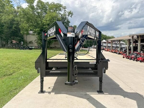 8.5x25 IBeam Gooseneck Deckover Trailer (2) 7K Axles King Kong Ramps 14K GVWR - Image 10