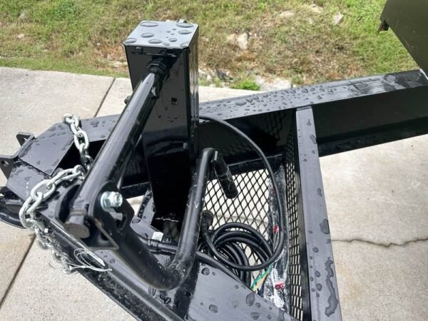 8.5x25 IBeam Deckover Trailer DoveTail (2) 7K Axles King Kong Ramps 14k GVWR - Image 10