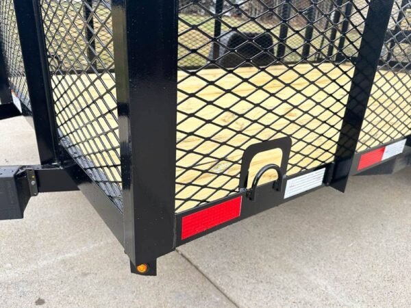 6.4x12 Straight Deck Aluminum Can Recycle Utility Trailer 3,500lb Axle with Brakes - Image 6