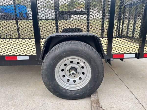 6.4x12 Straight Deck Aluminum Can Recycle Utility Trailer 3,500lb Axle with Brakes - Image 7