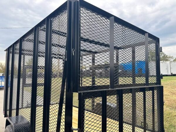 6.4x12 Straight Deck Aluminum Can Recycle Utility Trailer 3,500lb Axle with Brakes - Image 8
