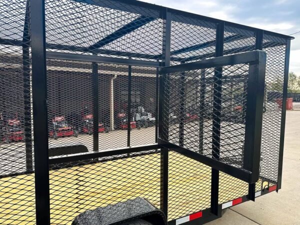 6.4x12 Straight Deck Aluminum Can Recycle Utility Trailer 3,500lb Axle with Brakes - Image 14