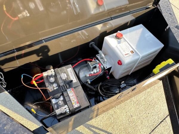 7x14 Gorilla Telescopic IBeam Dump Trailer with 2ft Sides (2) 7K Axles - Image 15