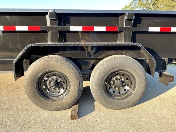 7x14 Gorilla Telescopic IBeam Dump Trailer with 2ft Sides (2) 7K Axles - Image 17