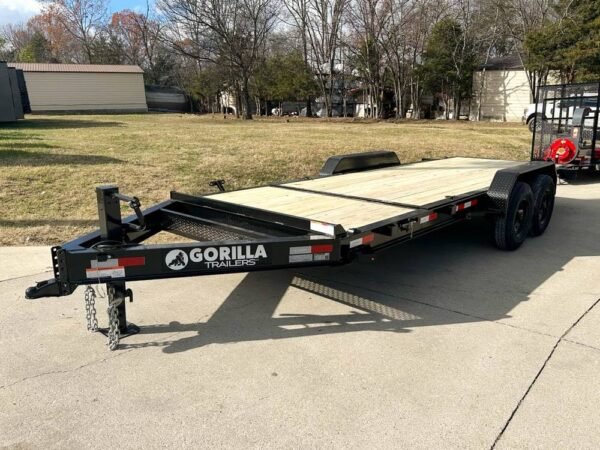 7x20 Heavy Duty Hydraulic Tilt Car Hauler Trailer (2) 7K Axles 14K GVWR - Image 5