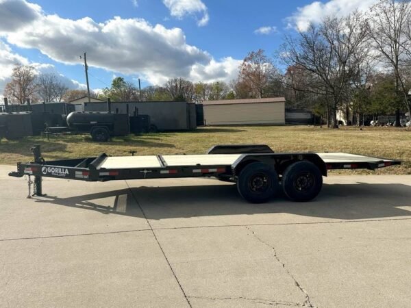 7x20 Heavy Duty Hydraulic Tilt Car Hauler Trailer (2) 7K Axles 14K GVWR - Image 6